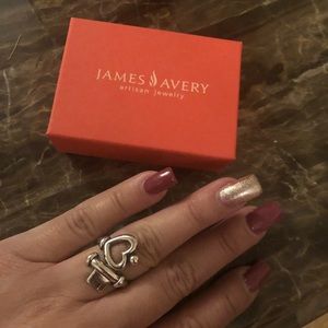 James Avery Key to my heart ring